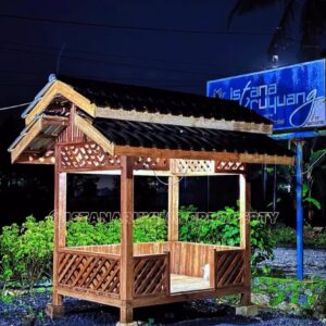 Gazebo Kayu Ruyung